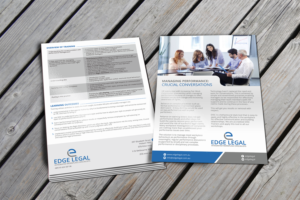 Flyer Design by barinix for Edge Legal | Design #18749141