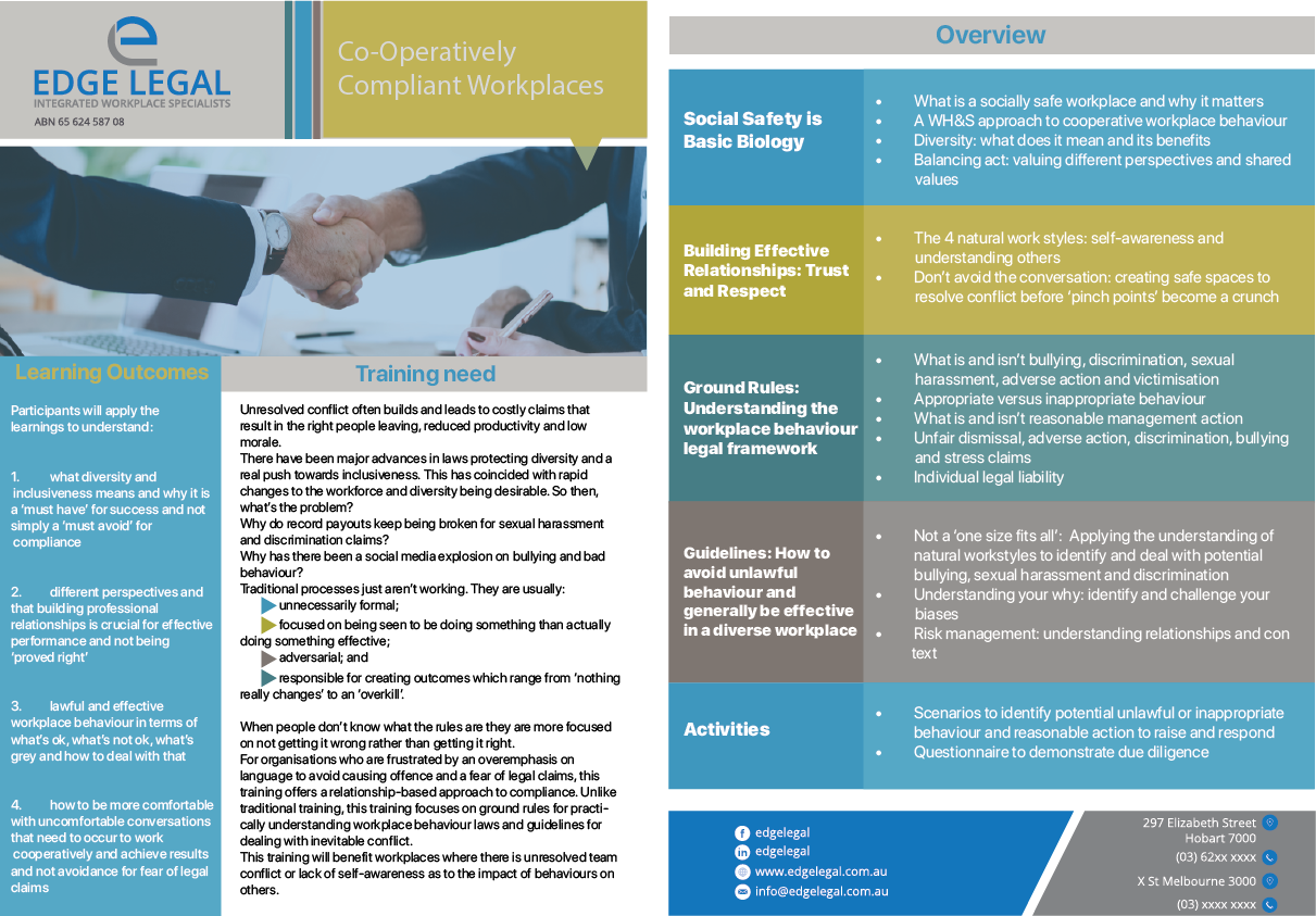 Flyer Design by miriam 3 for Edge Legal | Design #18781055