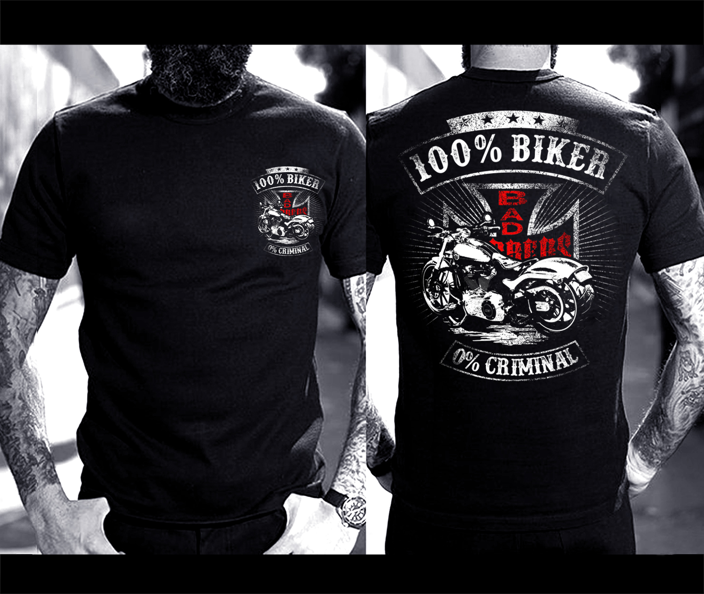 T-shirt Design by O_O NIZAL O_O for Custom Bike Shop | Design #18667745