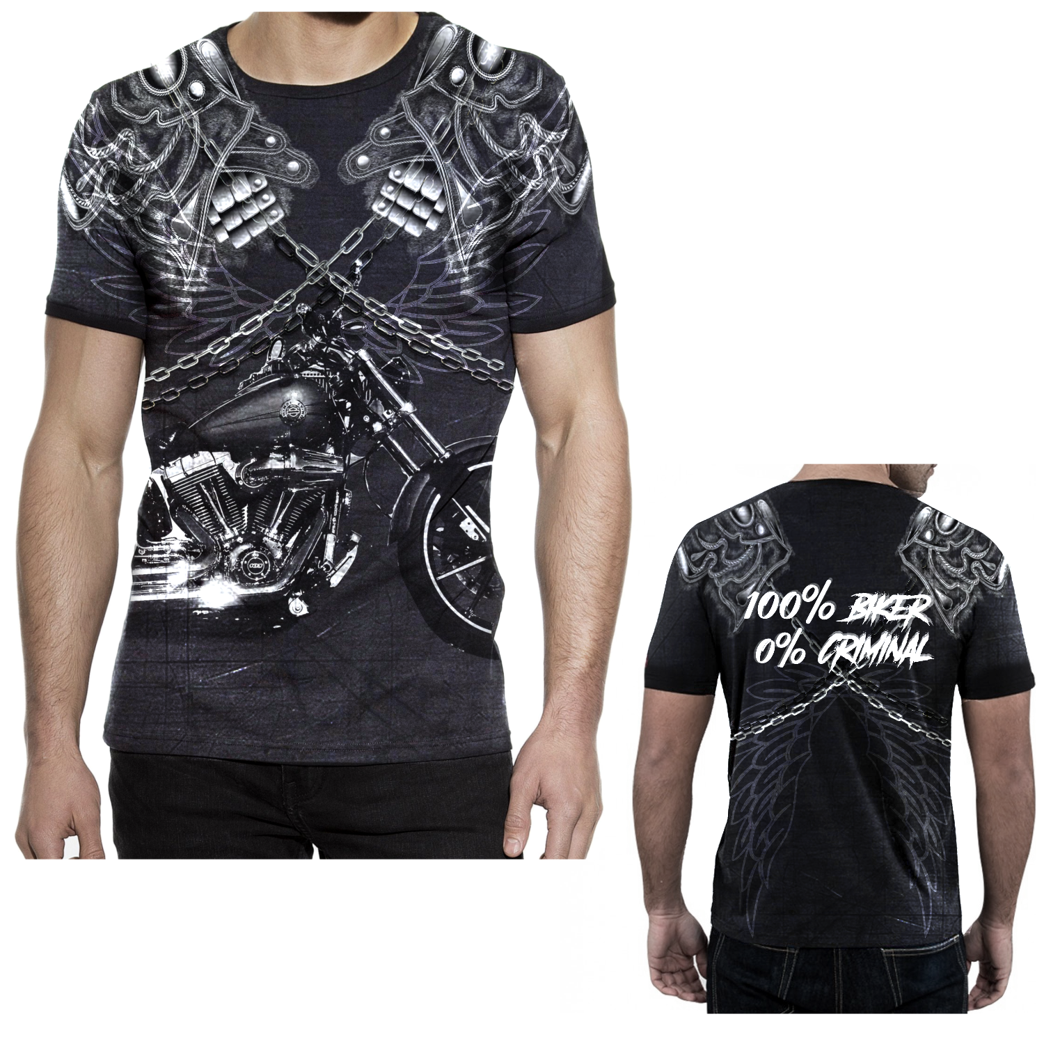 T-shirt Design by elveneclipse for Custom Bike Shop | Design #18675575