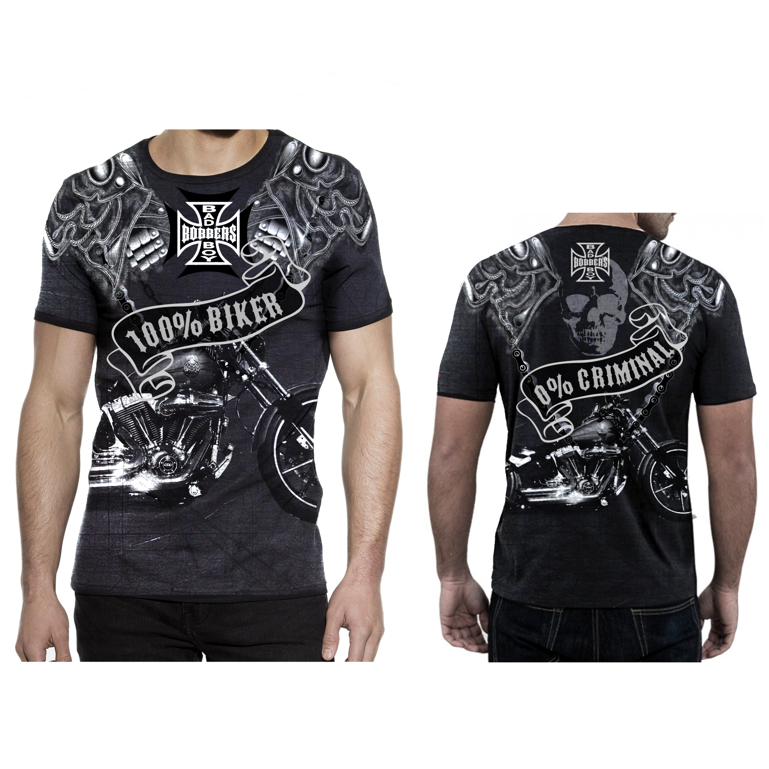 T-shirt Design by elveneclipse for Custom Bike Shop | Design #18681852