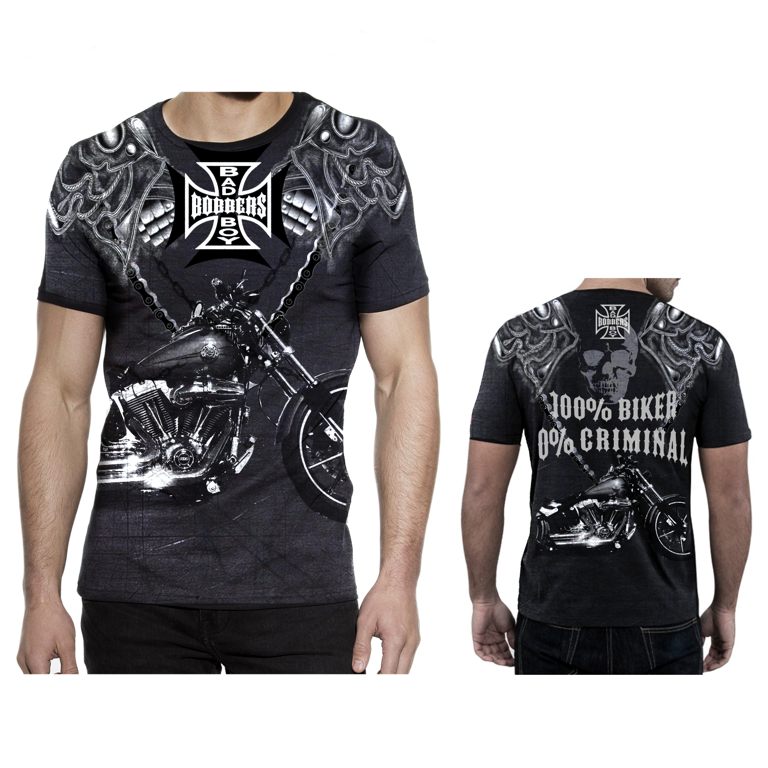 T-shirt Design by elveneclipse for Custom Bike Shop | Design #18681853