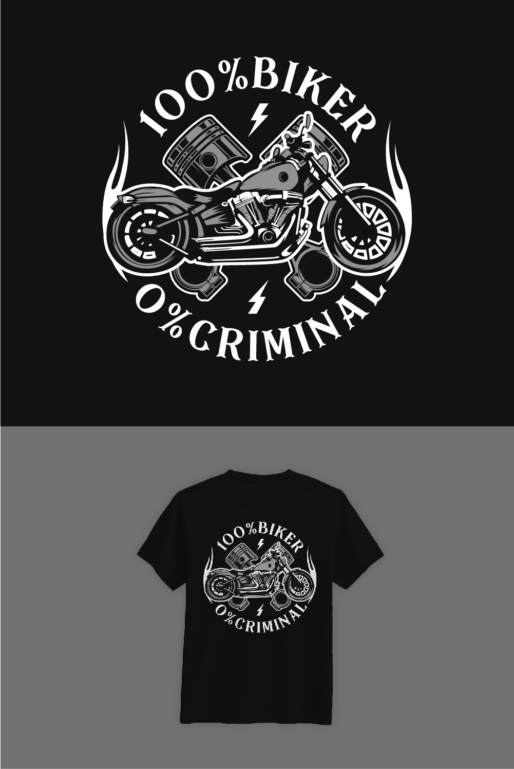 T-shirt Design by pecgi for Custom Bike Shop | Design #18639959