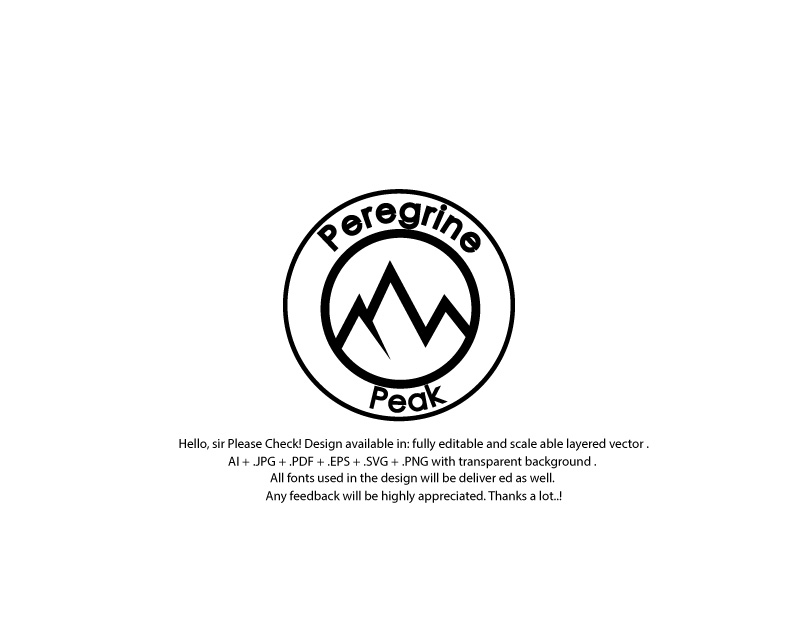Logo-Design von juie design für Peregrine Peak | Design #18568203
