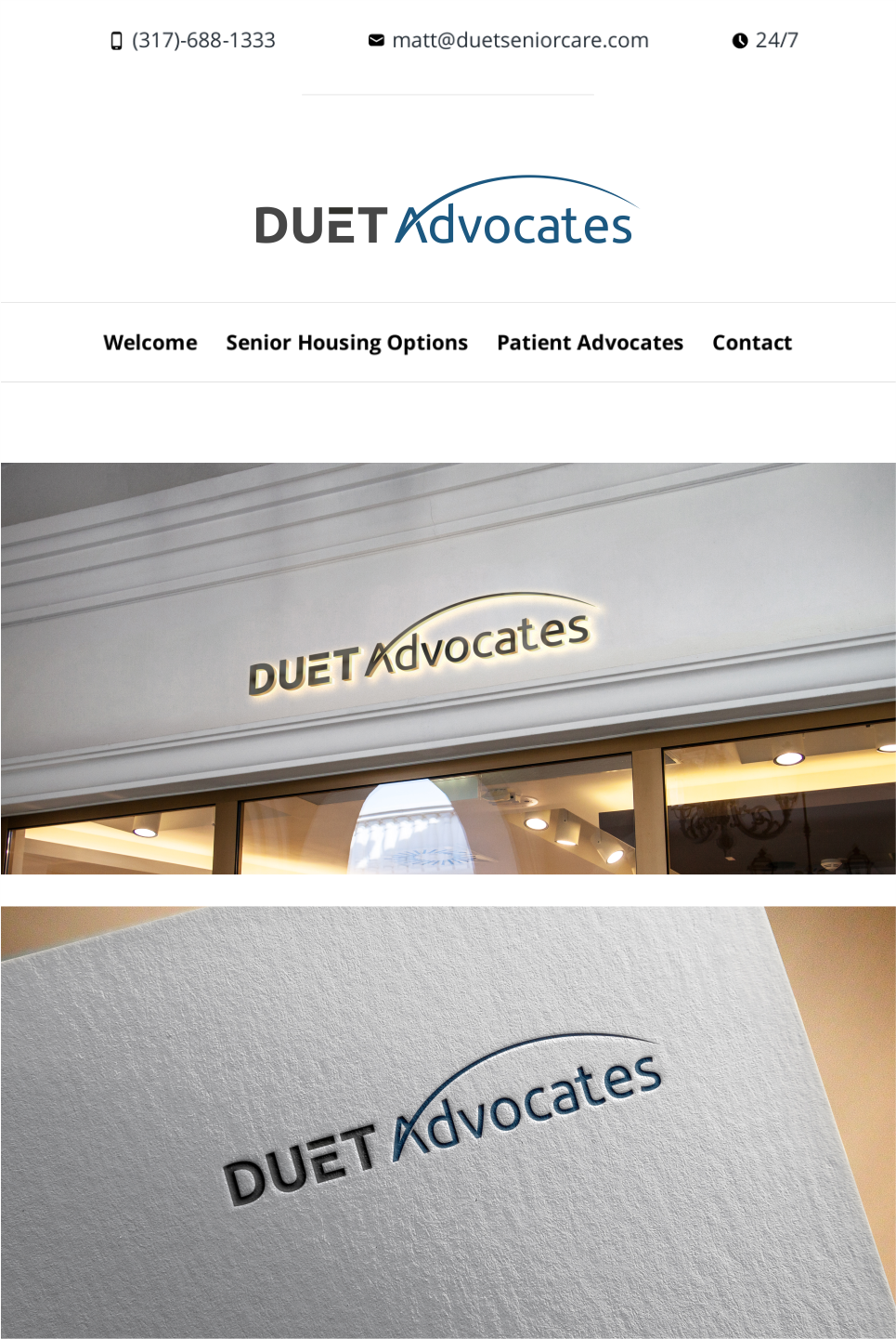 Diseño de Logo por Big Stone Studio para Duet Senior Care | Diseño #18559696