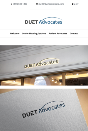 Logo Design by Big Stone Studio for Duet Senior Care | Design: #18559696