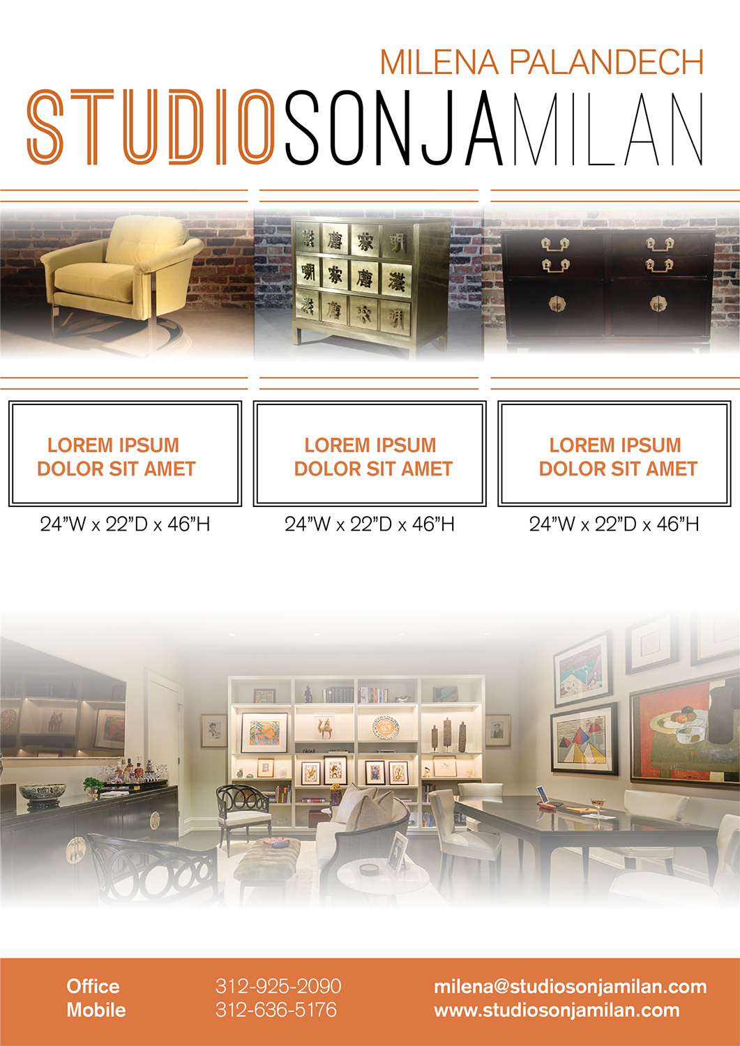 Flyer Design by designgreen for StudioSonjaMilan | Design #18581676