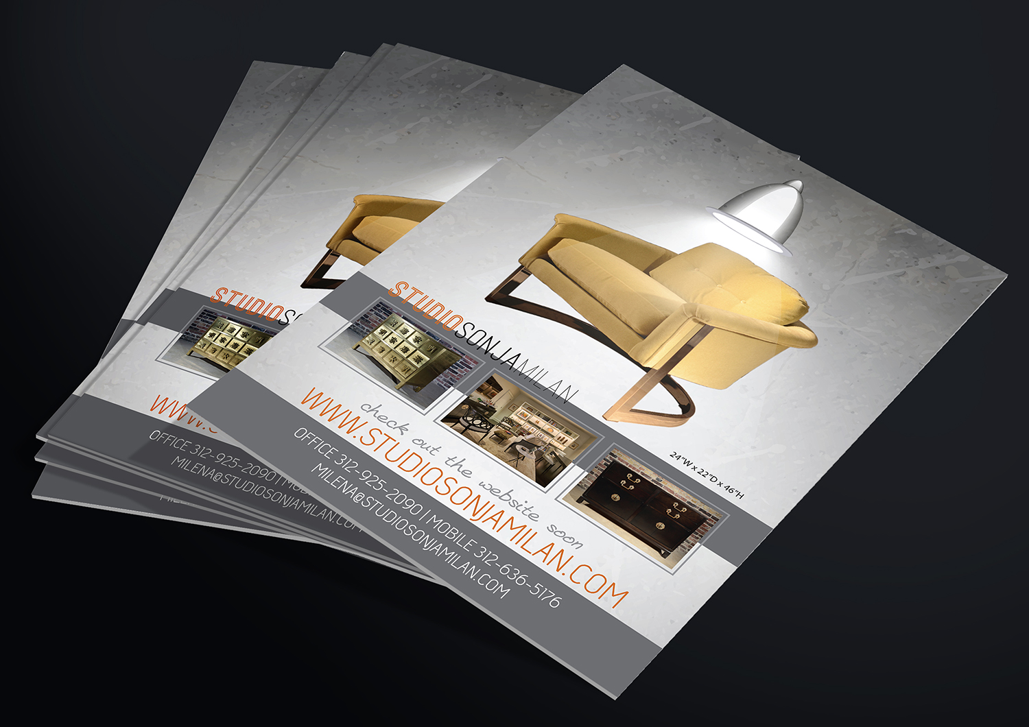 Flyer Design by Deziners Zone for StudioSonjaMilan | Design #18573608