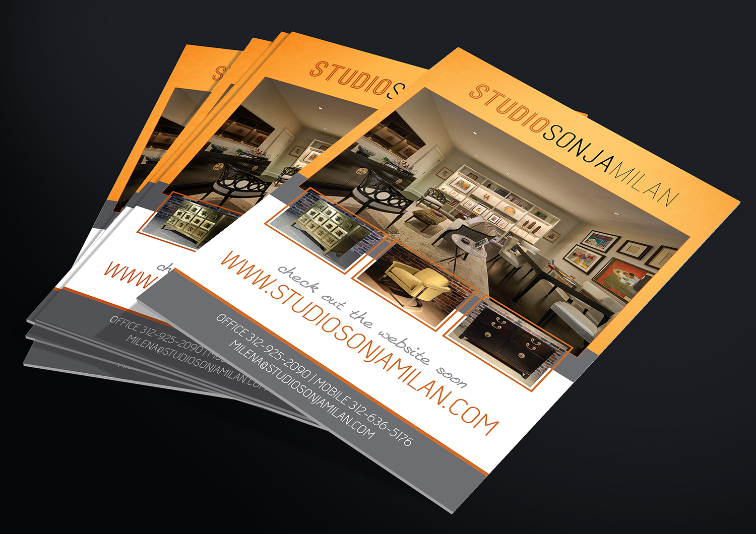 Flyer Design by Deziners Zone for StudioSonjaMilan | Design #18573609