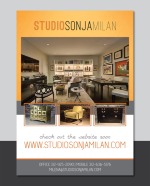 Flyer Design by Deziners Zone for StudioSonjaMilan | Design: #18573610