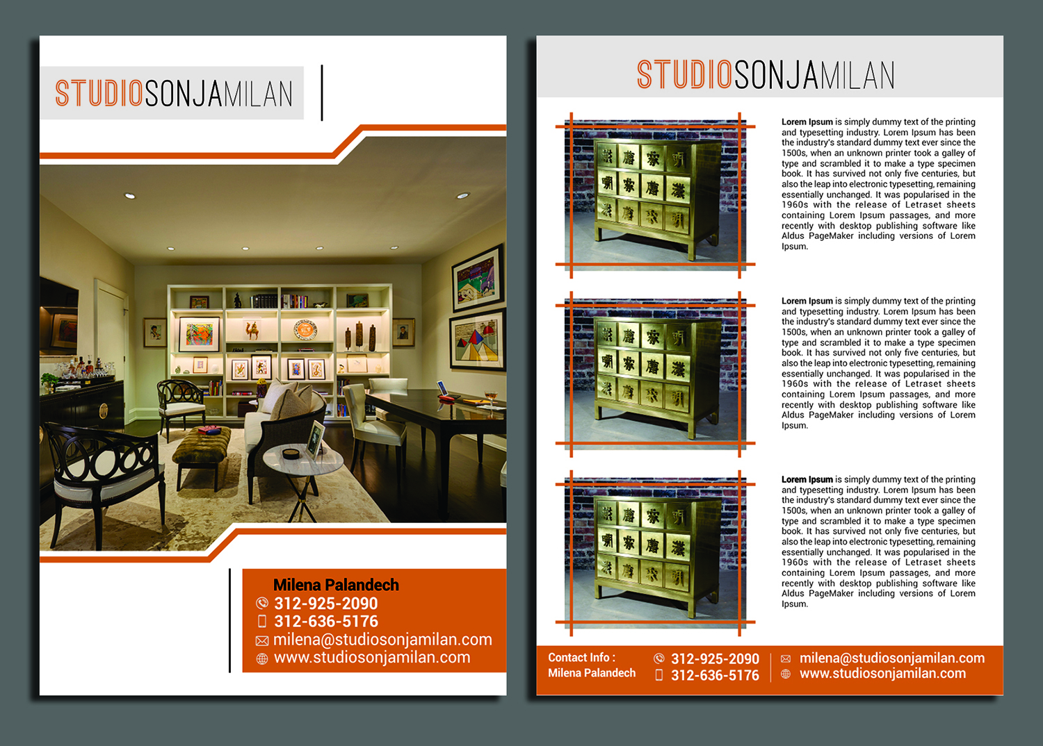 Flyer Design by ecorokerz for StudioSonjaMilan | Design #18572063