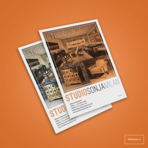 Flyer-Design von Guida S. Moranes für StudioSonjaMilan | Design #18595430