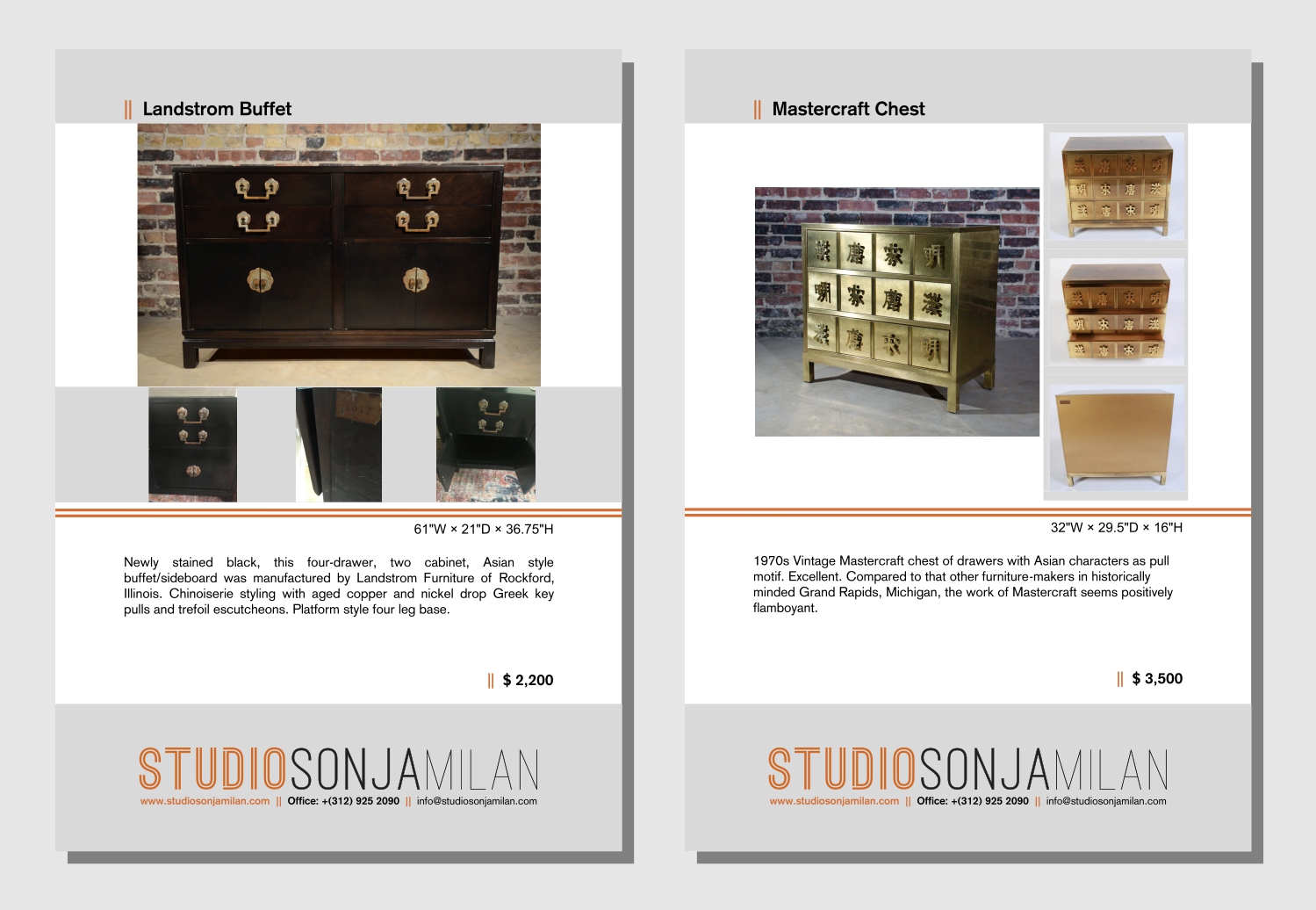 Design de Flyer par bojboga pour StudioSonjaMilan | Design #18650726