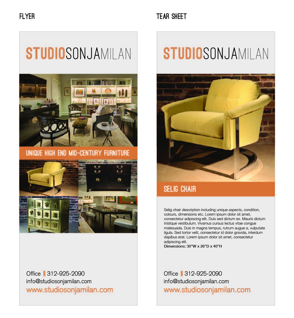 Flyer Design by CW92 for StudioSonjaMilan | Design #18620477