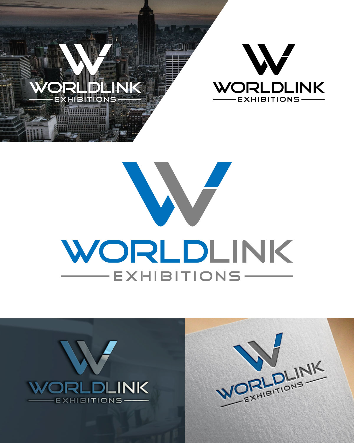 Logo Design by Onetouch110 for Worldlink Exhibitions | Design #18576329