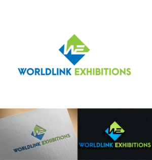 Logo Design by imyounuspathan 2 for Worldlink Exhibitions | Design: #18562732