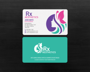 Cosmetic injections clinic needs a fresh looking business card | Business Card Design by chandrayaan.creative