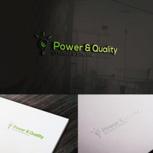 Power & Quality (company name) + Efficient & Effective (slogan)  | Logo Design by Marianna K.