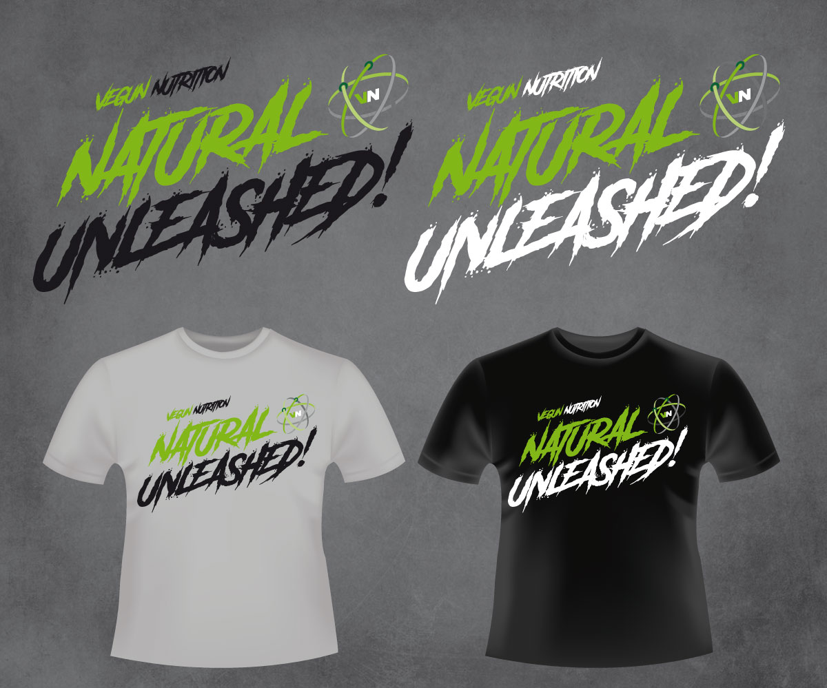 Design de T-shirt par SpaGGy pour Vegun Nutrition | Design #18636252