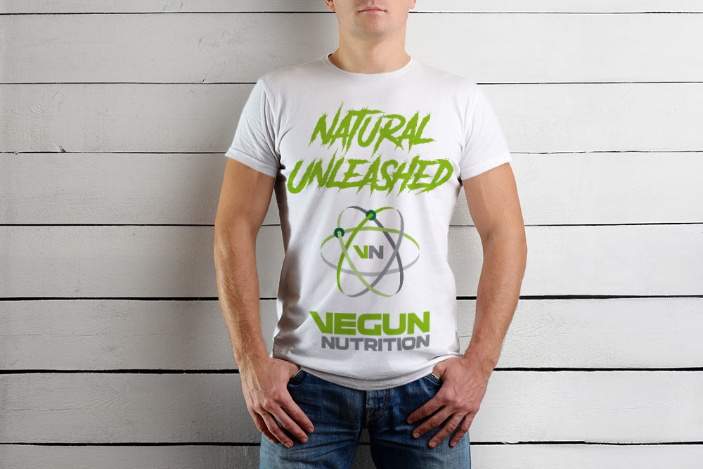 T-shirt Design by logoramaa for Vegun Nutrition | Design #18633254