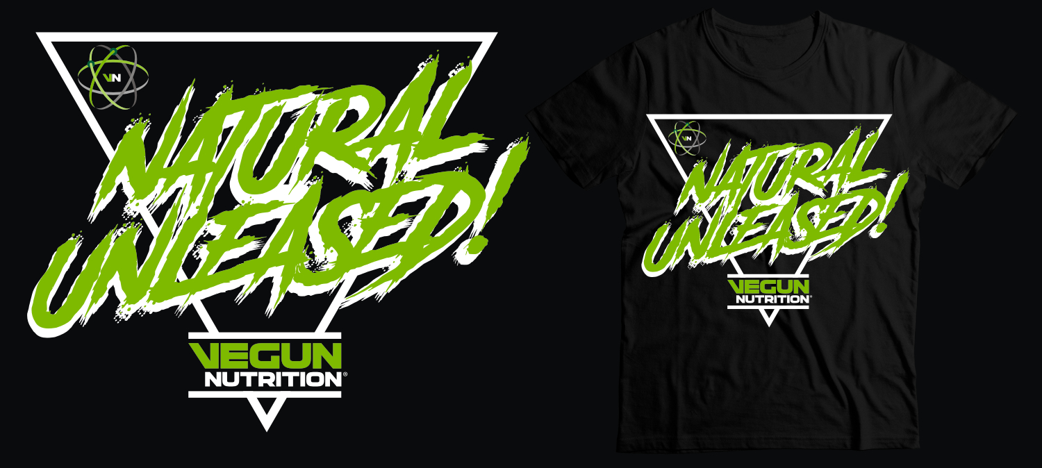 T-shirt Design by Den Bagus for Vegun Nutrition | Design #18567917