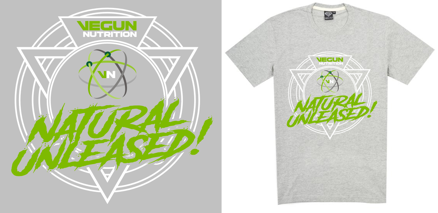 T-shirt Design by Den Bagus for Vegun Nutrition | Design #18620000