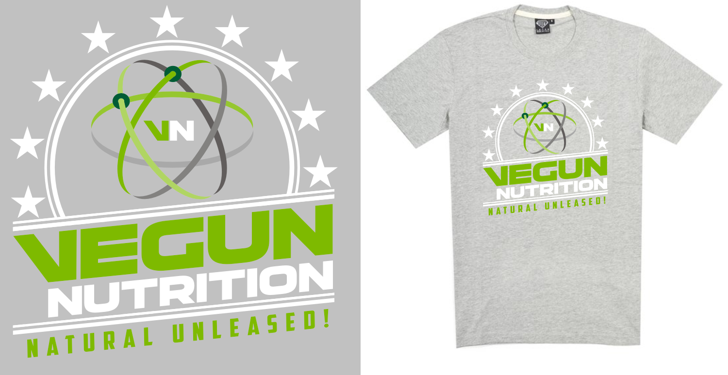 T-shirt Design by Den Bagus for Vegun Nutrition | Design #18657199