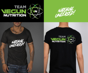 T-Shirt-Design von Art Girl für Vegun Nutrition | Design: #18652715