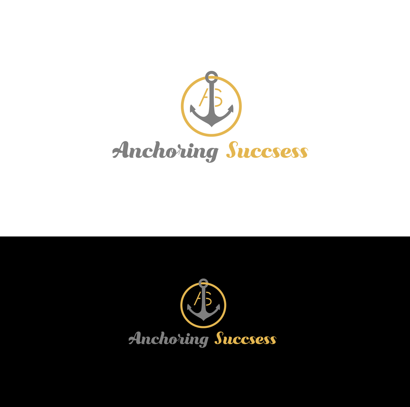Logo Design by opieq for Anchoring Success | Design #18597948