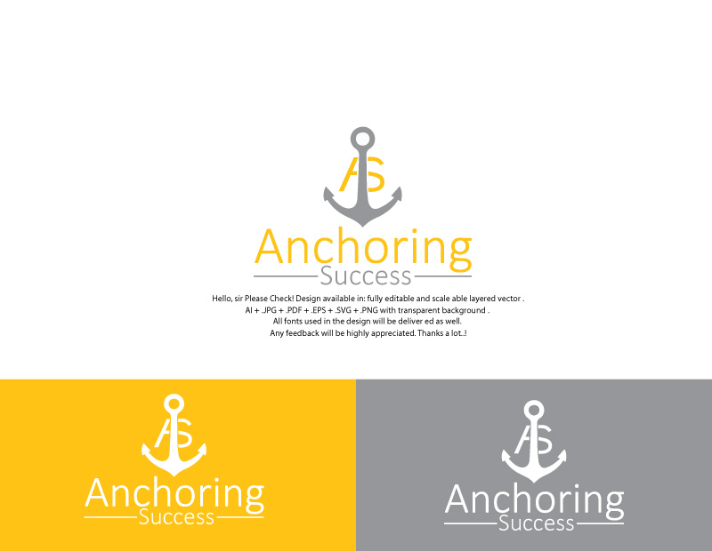 Elegant, Playful, Business Consultant Logo Design for Anchoring Success