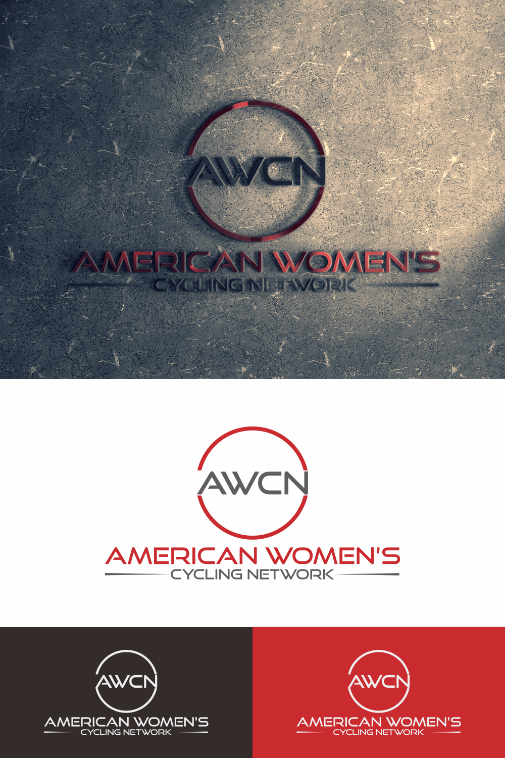 Logo Design by cihuuuuuu 2 for American Women's Cycling Network | Design #18614621