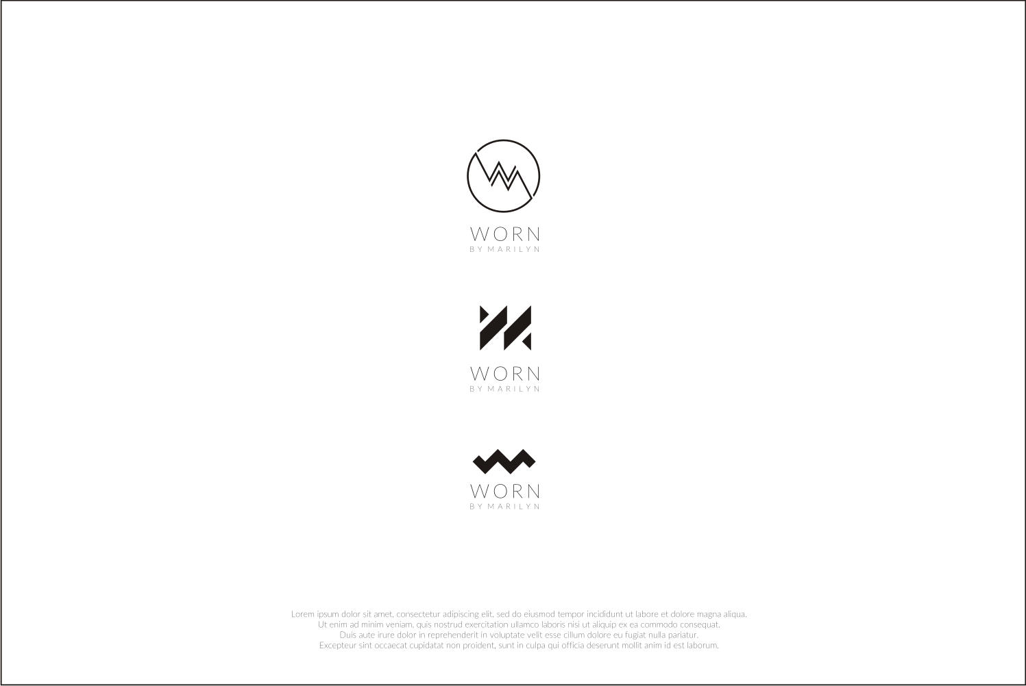 Diseño de Logo por nusdofficial para Worn by Marilyn | Diseño #18647921