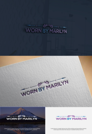 Logo Design by dr ghulam mustafa sahab for Worn by Marilyn | Design: #18636621