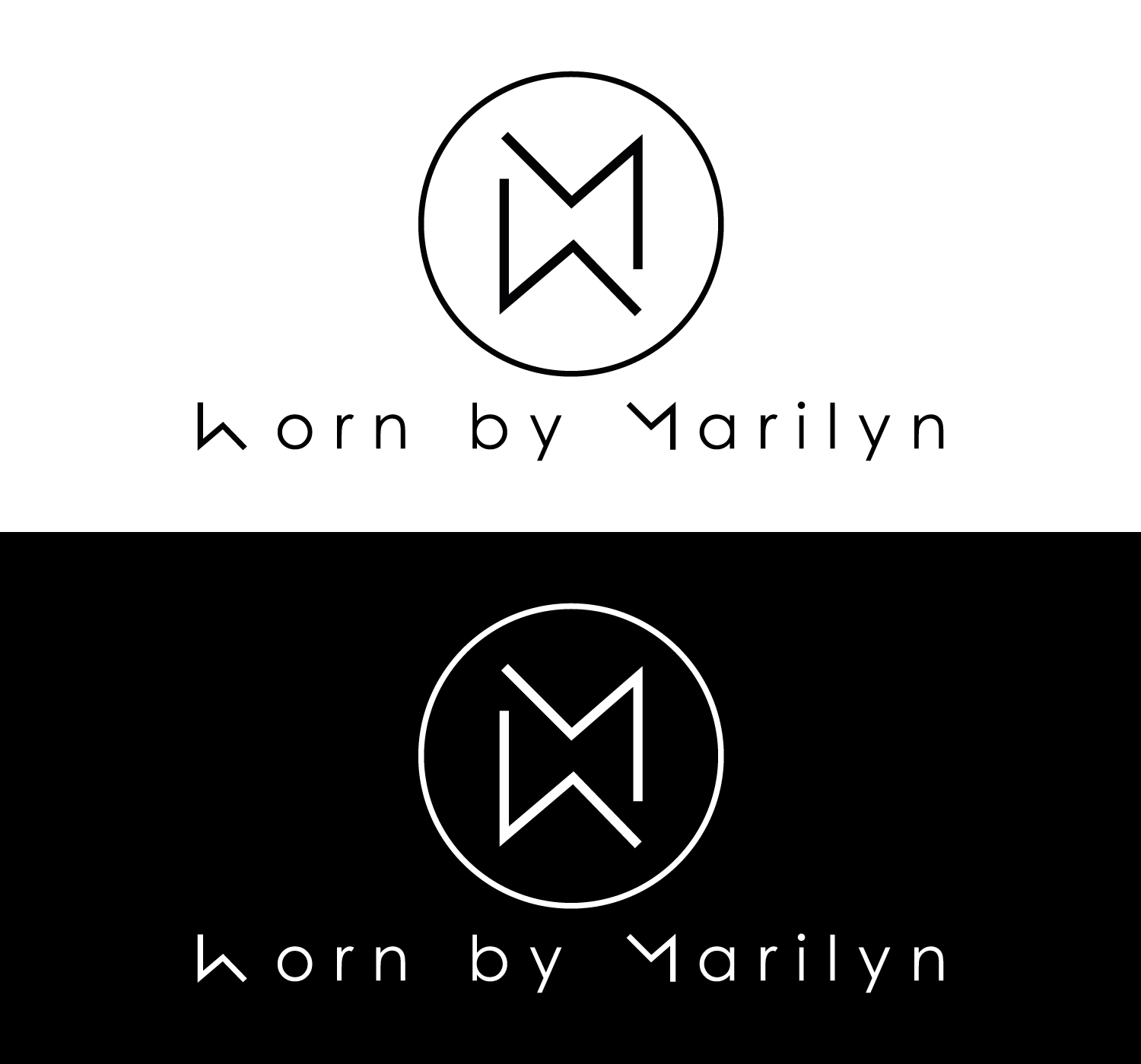 Logo Design by Zak deZign for Worn by Marilyn | Design #18673403