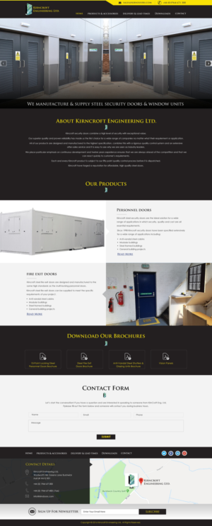 Wordpress Design by harmi_199 for Kirncroft Enginering Ltd | Design: #18657374