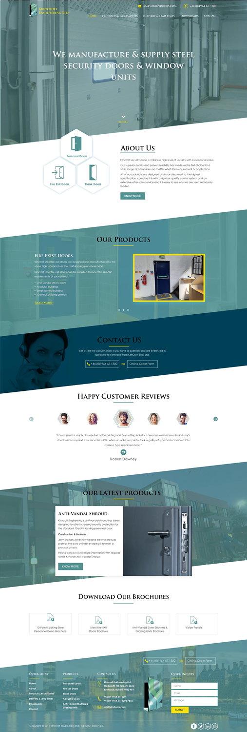 Wordpress Design by harmi_199 for Kirncroft Enginering Ltd | Design #18675934