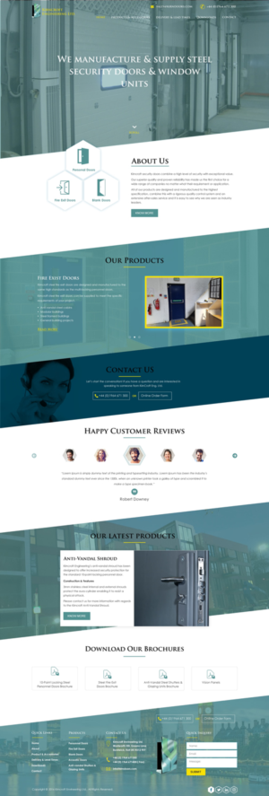 Wordpress Design by harmi_199 for Kirncroft Enginering Ltd | Design: #18675934