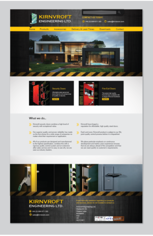 Wordpress Design by alex989 for Kirncroft Enginering Ltd | Design: #18641745