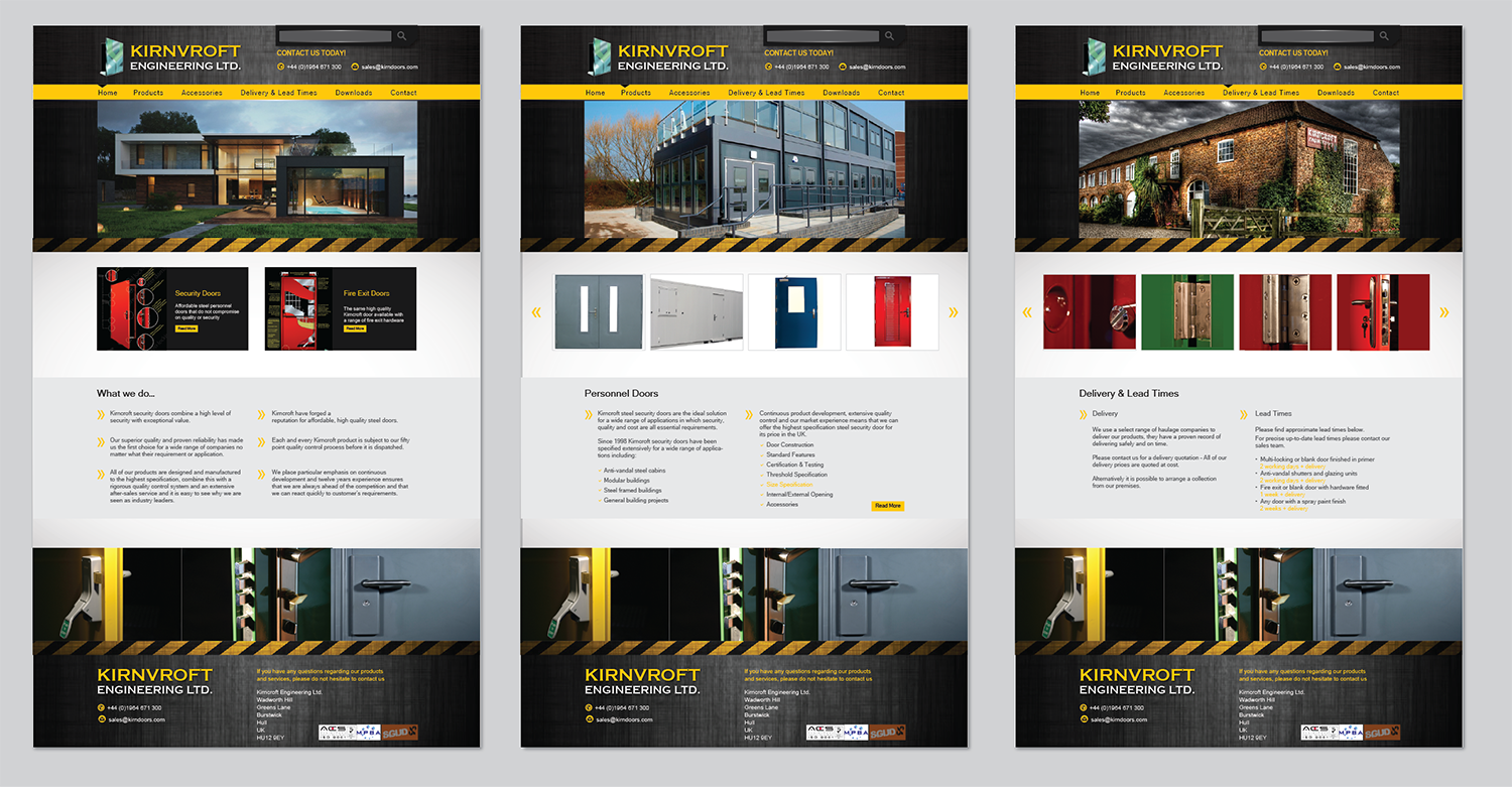 Design Wordpress par alex989 pour Kirncroft Enginering Ltd | Design #18642051