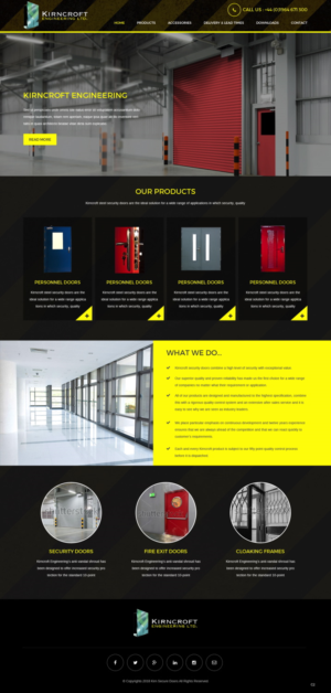 Wordpress Design by pb for Kirncroft Enginering Ltd | Design: #18586958