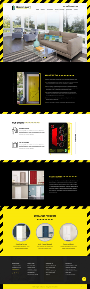 Wordpress Design by pb for Kirncroft Enginering Ltd | Design: #18586959