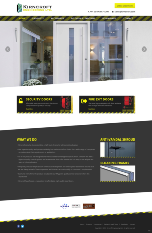 Wordpress Design by pb for Kirncroft Enginering Ltd | Design: #18586973