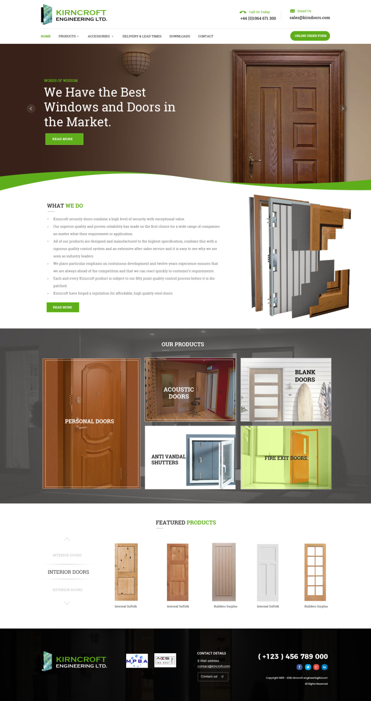Diseño Wordpress por WebPixel para Kirncroft Enginering Ltd | Diseño #18654545