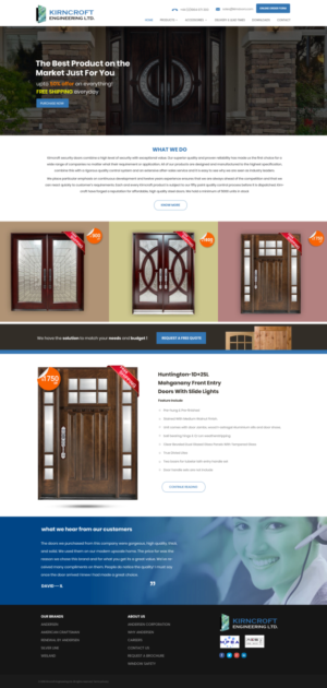 Wordpress Design by WebPixel for Kirncroft Enginering Ltd | Design: #18708156