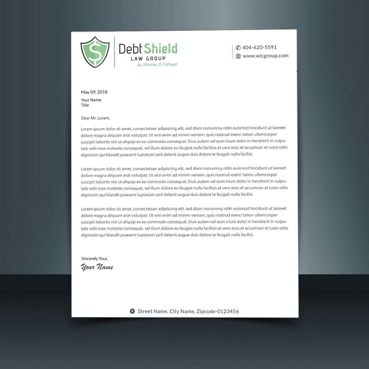 Briefkopf-Design von Infinitive Technology für dieses Projekt | Design #18589604