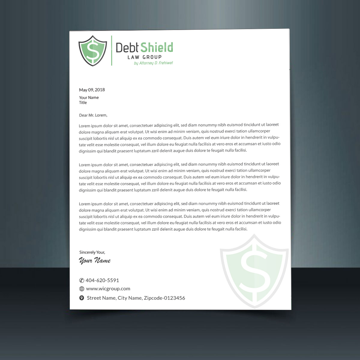 Briefkopf-Design von Infinitive Technology für dieses Projekt | Design #18589665