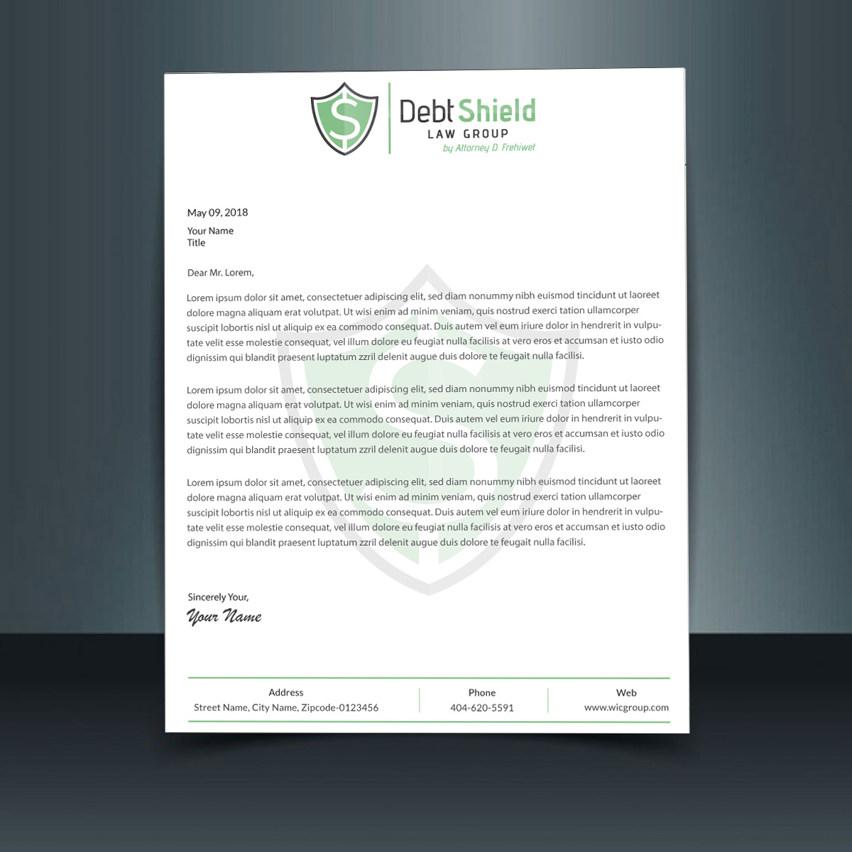 Letterhead Design by Infinitive Technology for this project | Design #18589698