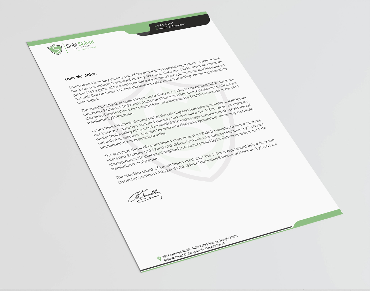 Letterhead Design by Infinitive Technology for this project | Design #18594521