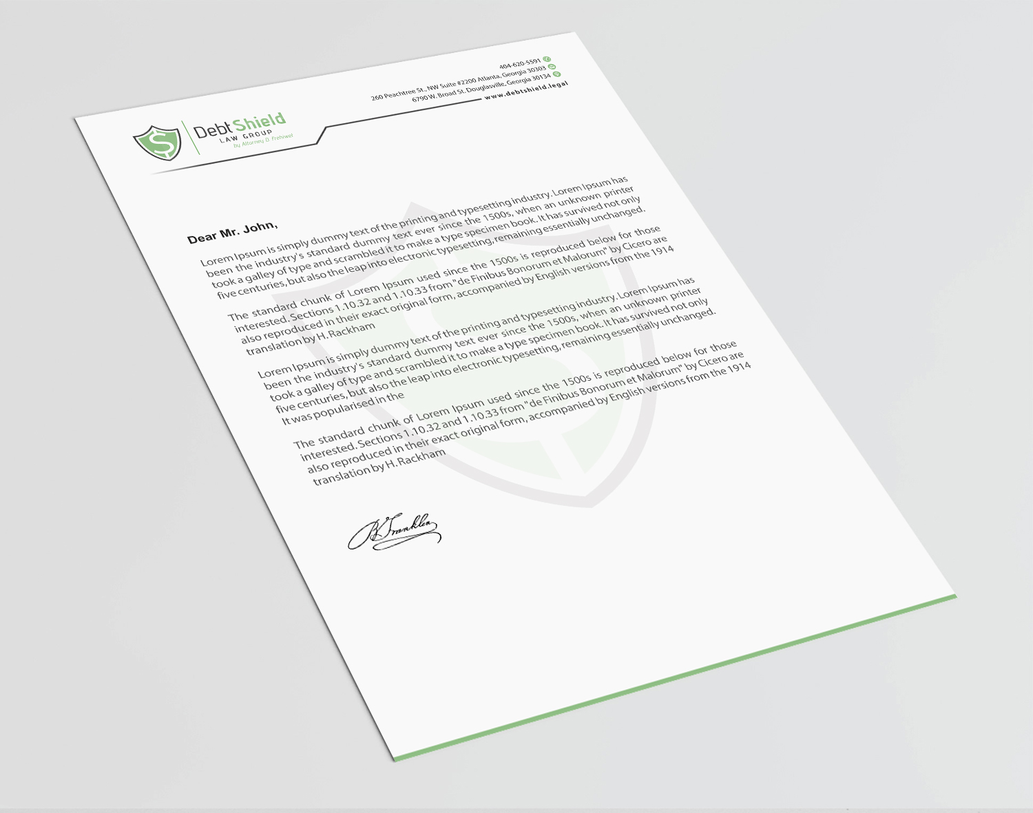 Letterhead Design by Infinitive Technology for this project | Design #18594522