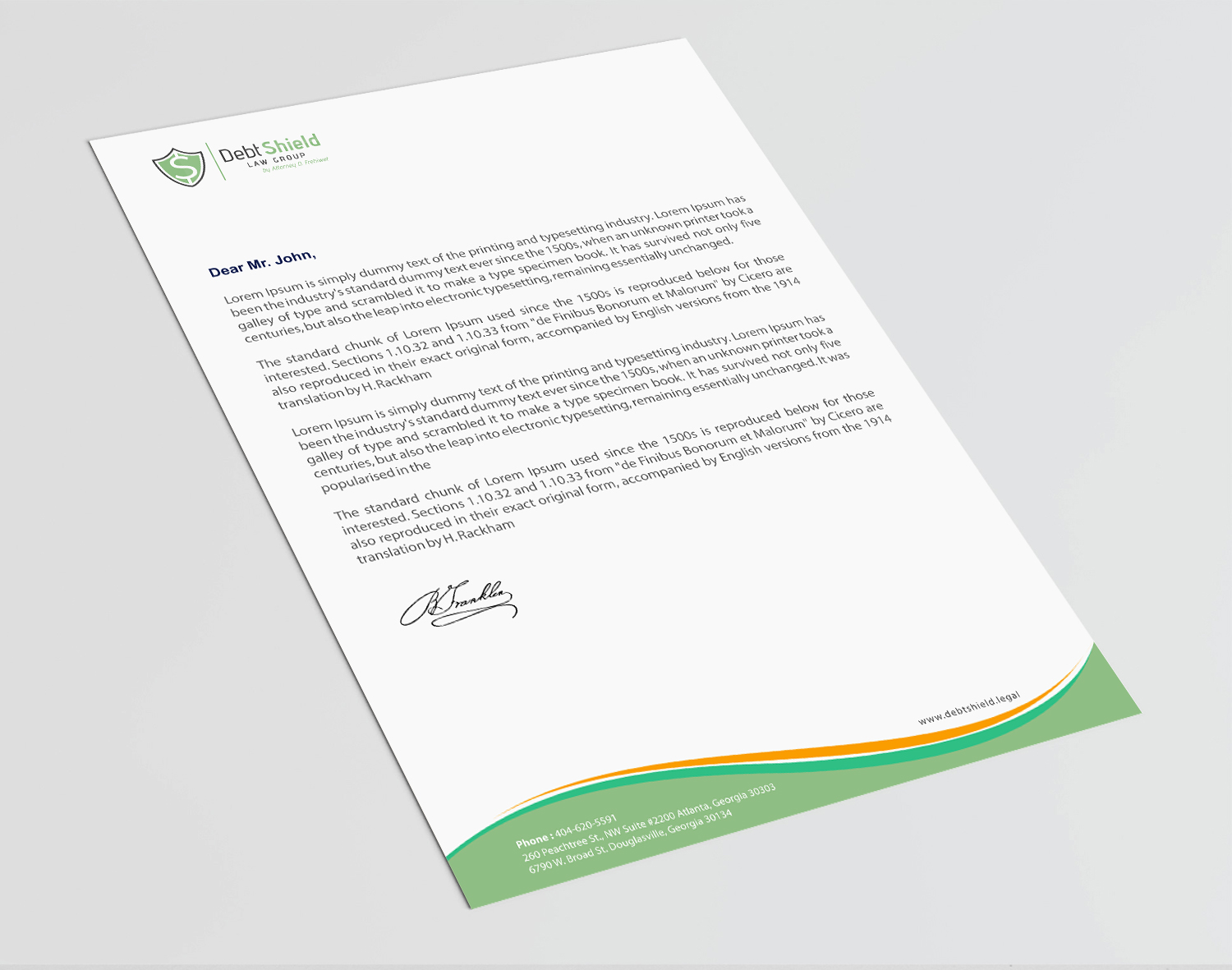 Letterhead Design by Infinitive Technology for this project | Design #18594820